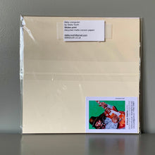 Load image into Gallery viewer, Fine art print reproduction of Baby Orangutan oil painting by Stella Tooth animal art. Back view.