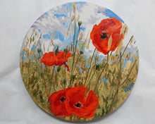 Load image into Gallery viewer, Poppies Original Flowers Oil Painting by Stella Tooth