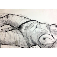Load image into Gallery viewer, Raff life drawing conte on paper by Stella Tooth Portrait Artist