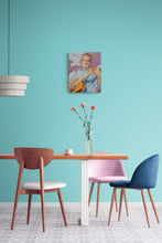 Load image into Gallery viewer, Ralph McTell Half Moon Putney pencil on cradled gesso panel by Stella Tooth