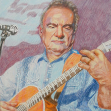 Load image into Gallery viewer, Ralph McTell Half Moon Putney pencil on cradled gesso panel by Stella Tooth