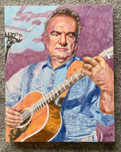 Load image into Gallery viewer, Ralph McTell Half Moon Putney pencil on cradled gesso panel by Stella Tooth