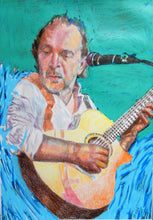 Load image into Gallery viewer, Original mixed media artwork of Robert Hokum by musician artist Stella Tooth