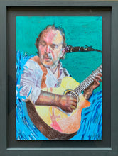 Load image into Gallery viewer, Robert Hokum of The Ealing Club, mixed media on paper artwork by Stella Tooth