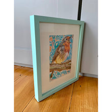 Load image into Gallery viewer, Robin Redbreast pencil on paper side view by Stella Tooth