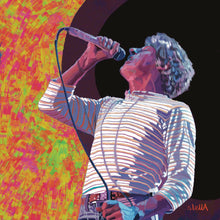 Load image into Gallery viewer, Roger Daltrey The Who digital painting by Stella tooth inspired by photo by Sol N'Jie