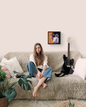 Load image into Gallery viewer, Digital painting of Roger Daltrey The Who by  Stella Tooth inspired by photo by Sol N'Jie Wall View