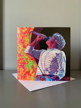 Load image into Gallery viewer, Roger Daltrey fine art greetings card based on digital painting by Stella Tooth artist