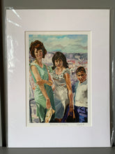 Load image into Gallery viewer, Fine art print reproduction of original oil painting by Stella Tooth portrait artist of Roman Holiday.