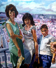 Load image into Gallery viewer, Original oil painting by Stella Tooth portrait artist of Roman Holiday.