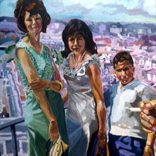 Load image into Gallery viewer, Roman Holiday oil on canvas artwork by Stella Tooth