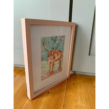 Load image into Gallery viewer, Rudolph the red nosed reindeer pencil on paper artwork by Stella Tooth