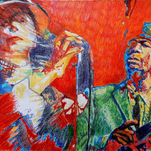 Load image into Gallery viewer, 2 Tone band The Selecter Pauline Black and Gaps Hendrickson by Stella Tooth detail