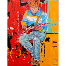 Load image into Gallery viewer, Get cape, wear cape fly on cradled gesso panel by Stella Tooth