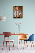 Load image into Gallery viewer, Police Dog Hogan Shahen Galichian mixed media on paper by Stella Tooth