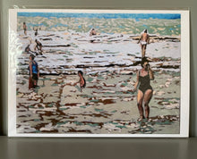 Load image into Gallery viewer, Fine art print reproduction of Sirmione original oil painting by Stella Tooth bather art