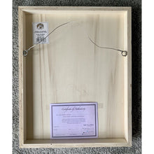 Load image into Gallery viewer, Manuele d’Aquino street performer South Bank London acrobat portrait drawing original artwork by Stella Tooth artist back