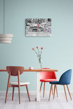 Load image into Gallery viewer, Spikey bed o nails artist pencil on paper by Stella Tooth artist Room view