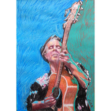 Load image into Gallery viewer, Starved myself pretty Carus Thompson mixed media on paper artwork by Stella Tooth