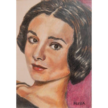 Load image into Gallery viewer, Audrey Hepburn Pastel Artwork by Stella Tooth
