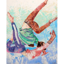 Load image into Gallery viewer, Duet by Stella Tooth original drawing on cradled gesso panel