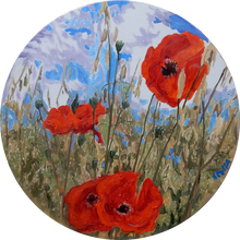 Load image into Gallery viewer, Poppies oil on canvas by Stella Tooth artist