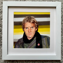 Load image into Gallery viewer, Sting digital painting by Stella Tooth inspired by photo by Solomon N'Jie framed