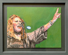 Load image into Gallery viewer, T’pau Carol Decker mixed media on paper artwork by Stella Tooth
