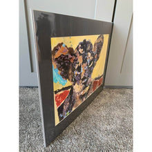 Load image into Gallery viewer, Thai tiger cub by Stella Tooth portrait original mixed media animal artwork side