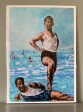 Load image into Gallery viewer, Fine art print of The Champion reproduced from mixed media artwork by Stella Tooth