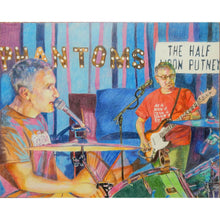 Load image into Gallery viewer, The Phantoms drawing on cradled gesso panel by Stella Tooth artist