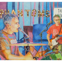 Load image into Gallery viewer, The Phantoms drawing on cradled gesso panel by Stella Tooth artist