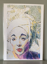 Load image into Gallery viewer, Fine Art Print reproduction of The Tightrope Walker mixed media on paper artwork by Stella Tooth busker art