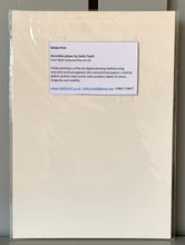 Load image into Gallery viewer, Fine art print reproduction of The Accordion Player original oil on canvas artwork by Stella Tooth musician art back view