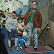 Load image into Gallery viewer, The crossing oil on canvas artwork by Stella Tooth