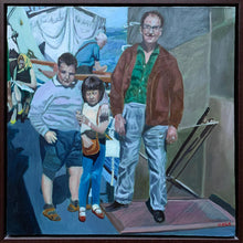 Load image into Gallery viewer, The crossing oil on canvas artwork by Stella Tooth