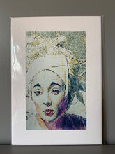 Load image into Gallery viewer, Fine art print reproduction of The Tightrope Walker original artwork mixed media on paper by Stella Tooth busker art