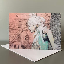 Load image into Gallery viewer, The tightropewalker Venice Fine Art Greetings Card 3 pack