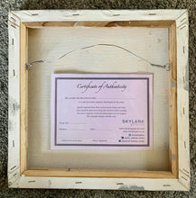 Load image into Gallery viewer, Sunbathing women oil painting on canvas of friends bathing in aqua blue waters by London portrait artist Stella Tooth back