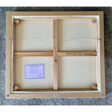 Load image into Gallery viewer, Turkish whirling dervish dancer performing in Turkey original artwork oil on canvas painting by Stella Tooth artist back