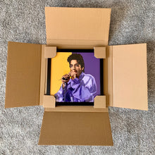 Load image into Gallery viewer, Prince digital painting by Stella Tooth packaged
