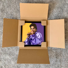 Load image into Gallery viewer, Prince digital painting by Stella Tooth packaged