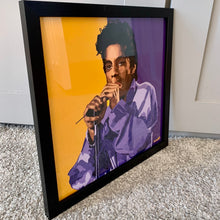 Load image into Gallery viewer, Prince digital painting by Stella Tooth side view
