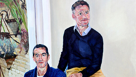 Double portrait commission: Robert Nisbet and Alexis Mavrikakis