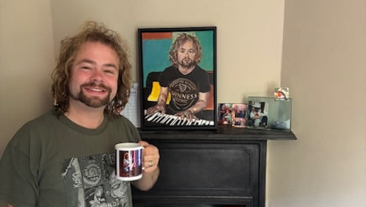 My portrait of musician Marky Dawson finds a new home!