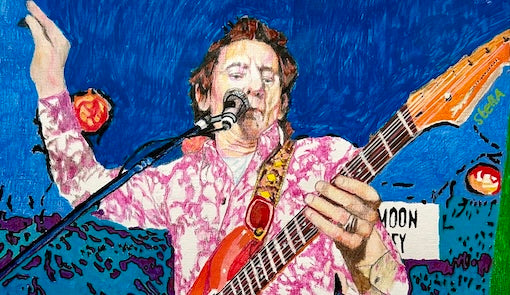 Farewell to my portrait of Ronnie Wood