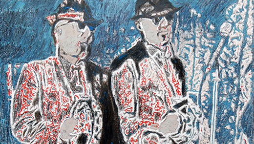 Musician art: The Rawhides - Blues Brothers tribute band portraits