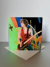 Load image into Gallery viewer, Greetings card of Keith Richards of Rolling Stones digital painting by Stella Tooth artist
