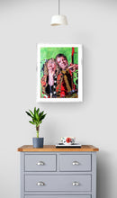 Load image into Gallery viewer, Never the bride Catherine Feeney  Yoyo Buys mixed media paper by Stella Tooth room view
