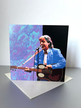 Load image into Gallery viewer, Greetings card of former Beatle Paul McCartney printed from digital portrait by Stella Tooth artist
